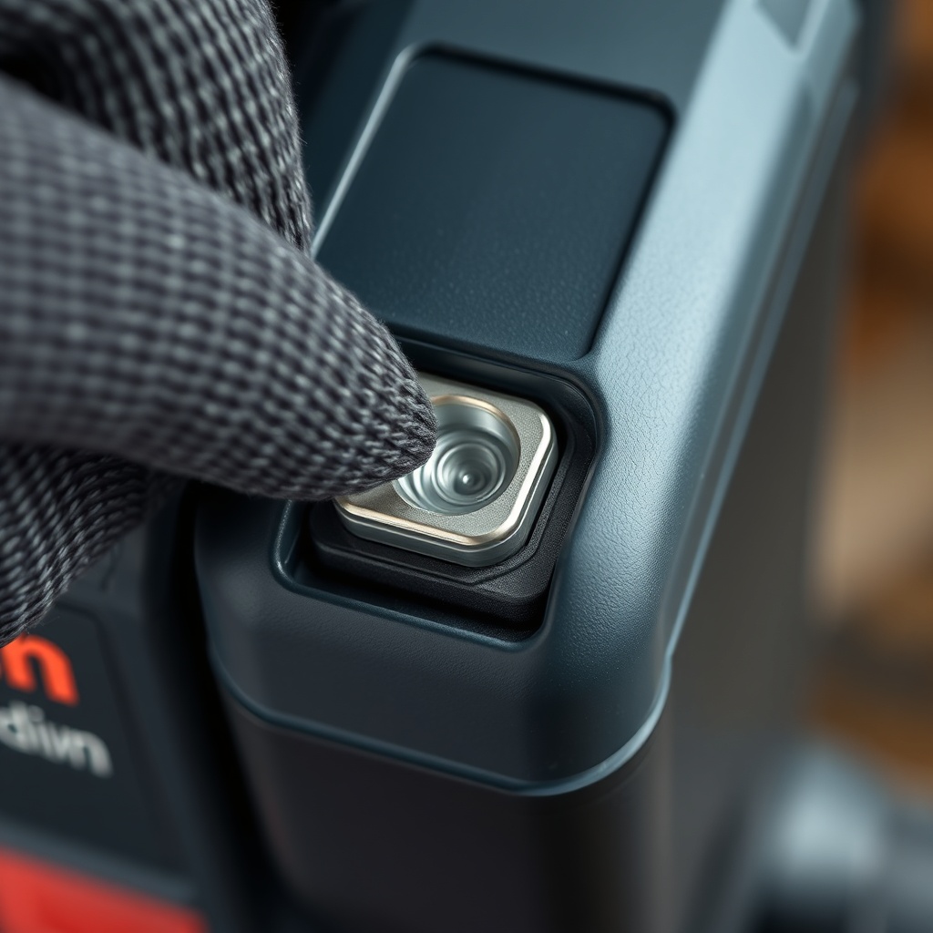 A photorealistic close-up of a Bosch S5 Silver battery terminal showing the silver alloy c