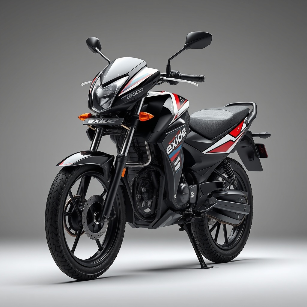 Clean photorealistic photo of Exide EK600 akü